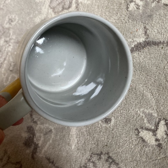 Hearth & Hand Speckled Yellow and Gray Ceramic Mug - Picture 5 of 7